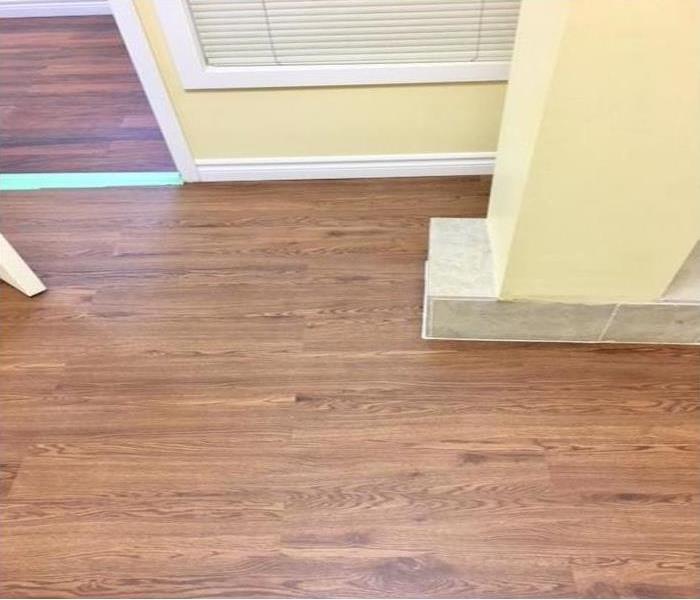 laminate flooring in office area