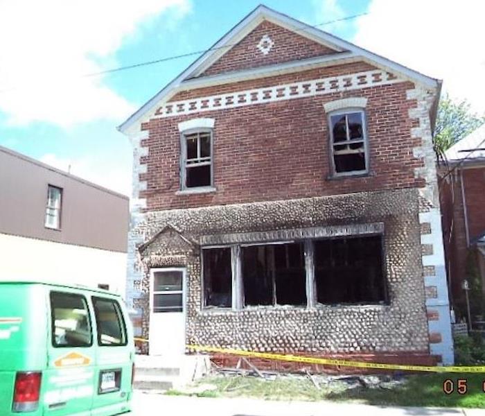 house after fire 